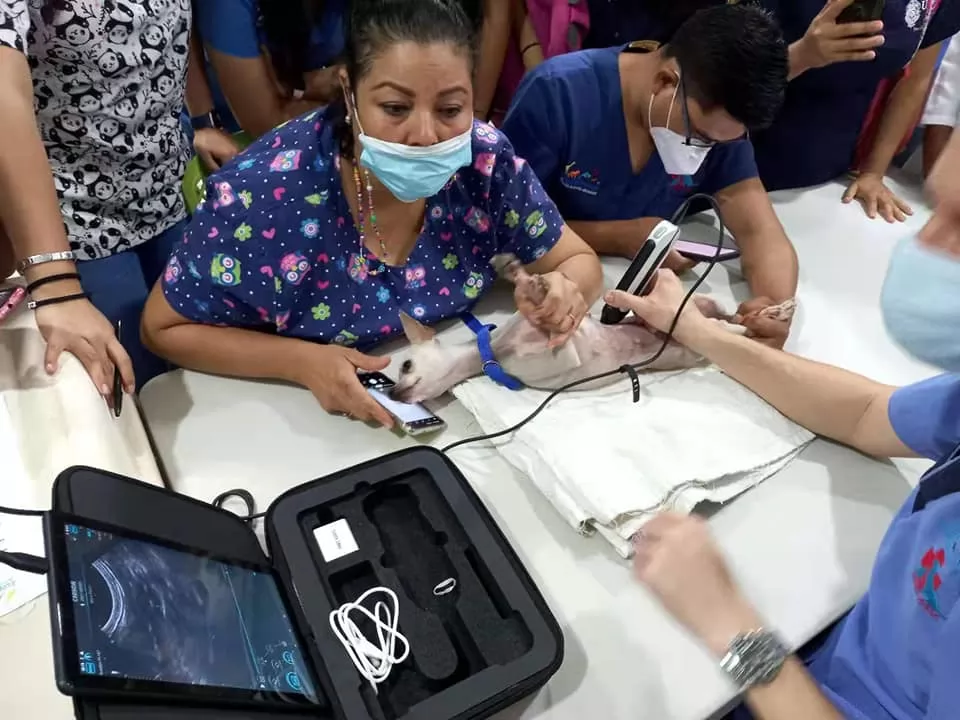 Easily transport the machine to complete exams off-site or in your office. 